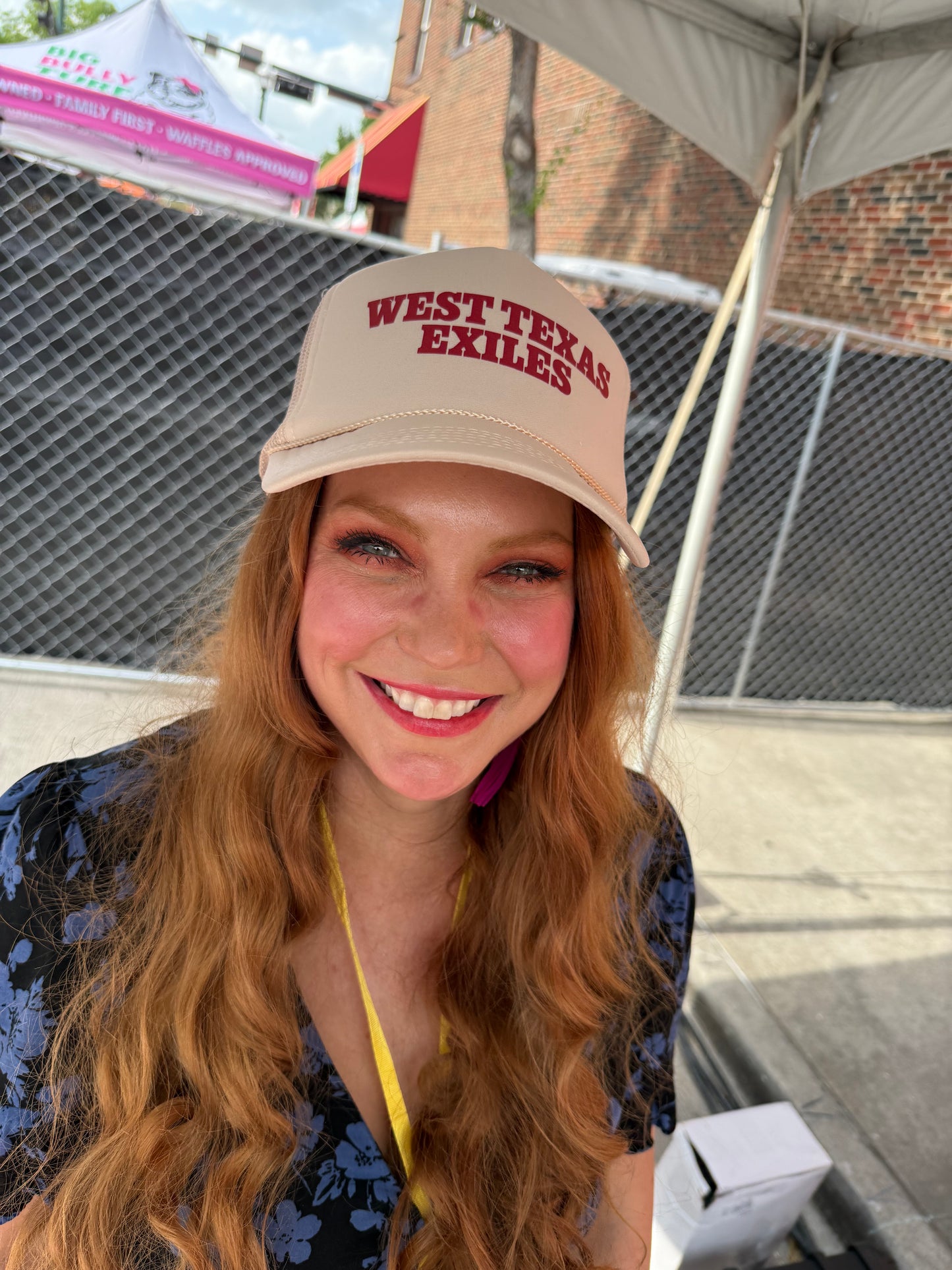 Cream Trucker Hat