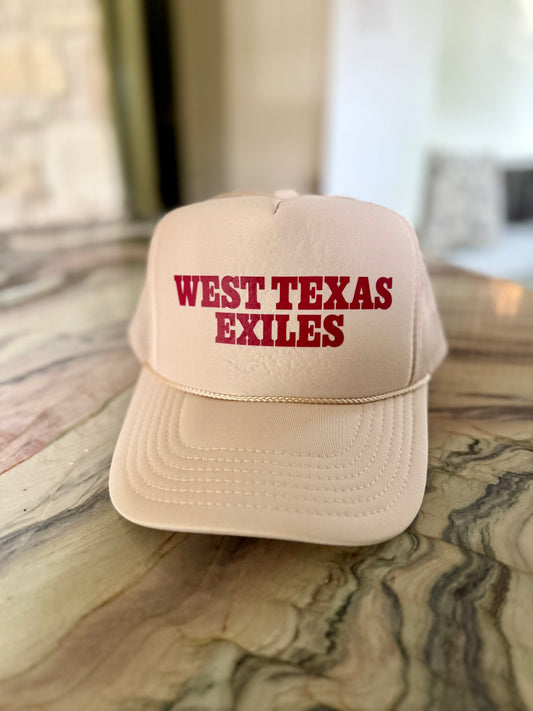 Cream Trucker Hat