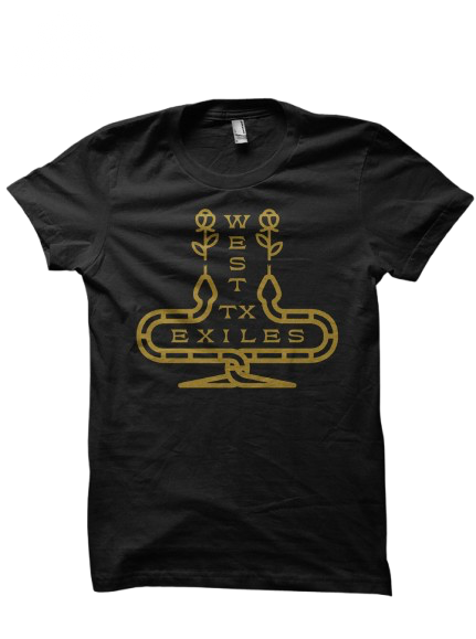 Black and Gold Serpent Shirt